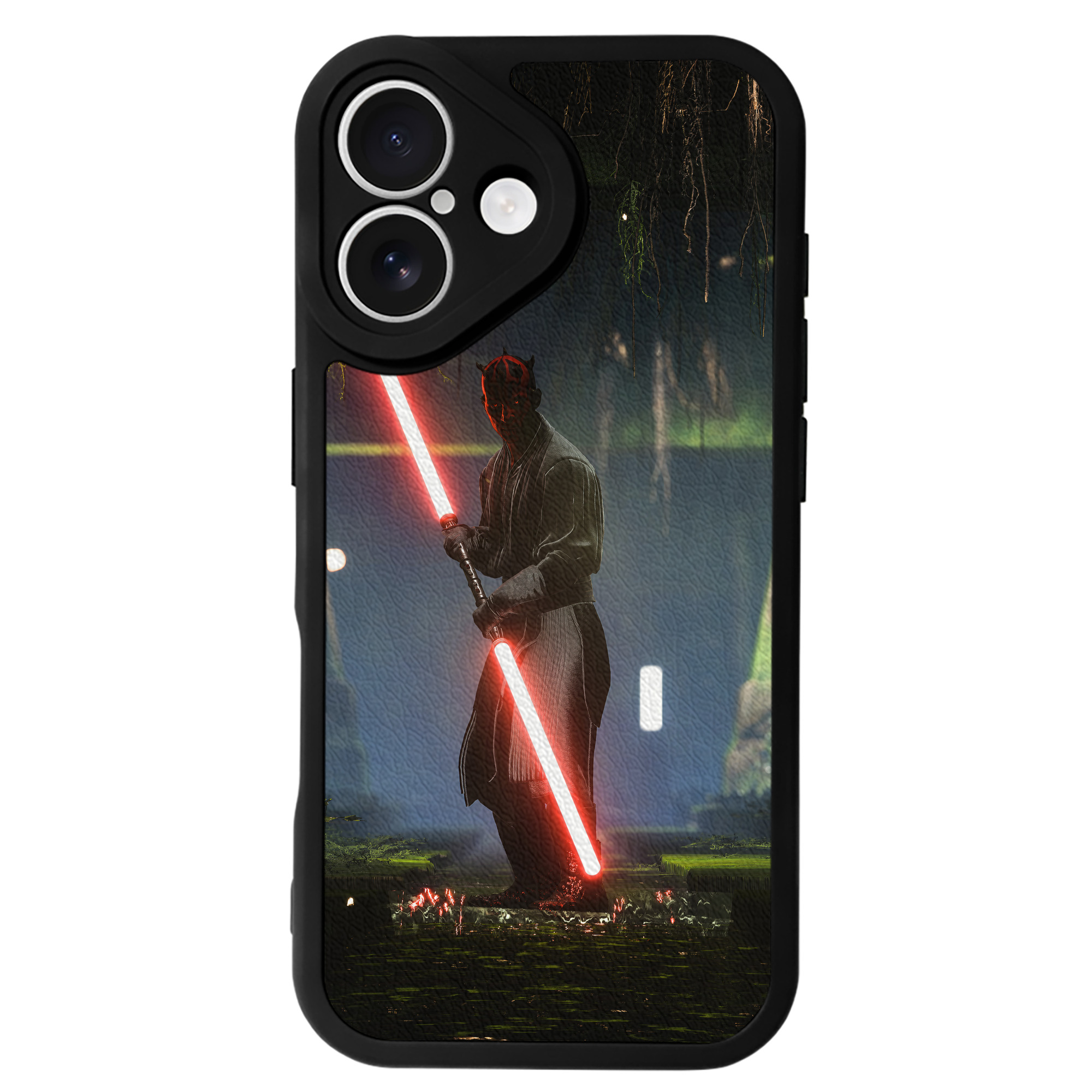 （画像用） スター・ウォーズ Star Wars 【iPhone 16シリーズ対応】シリコンスマホケース（レザー調） 材質：シリコン
